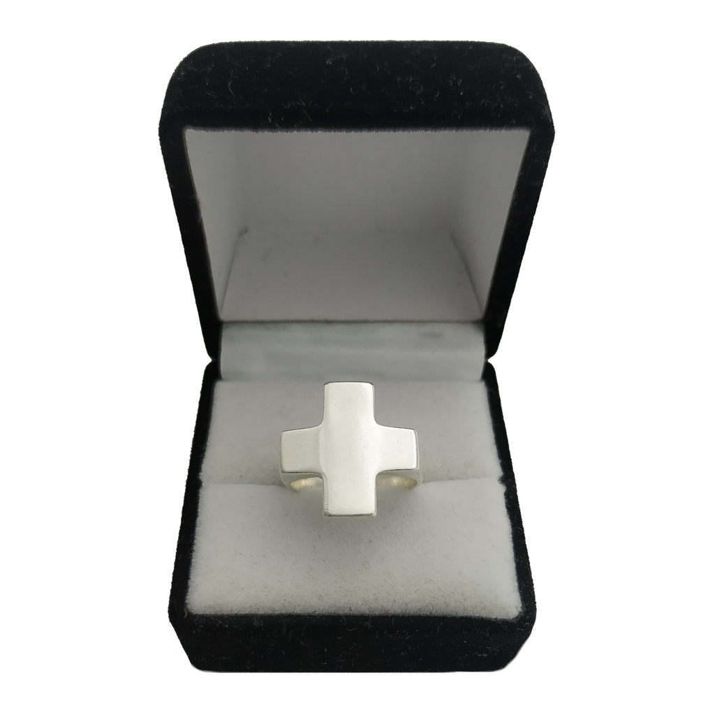 Anillo Cruz de Plata