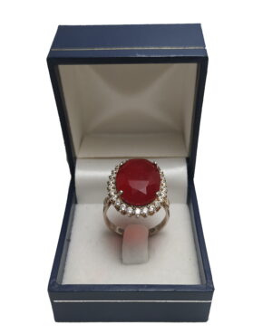 Anillo Red Passion - Plata 925