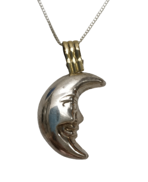 Dije Luna - Plata Inflada 925