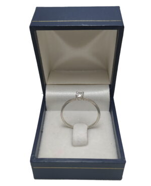 Anillo Solitario - Plata 925