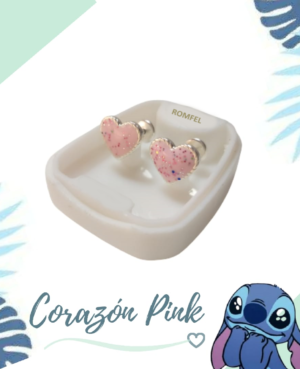 Abridores Corazón Pink - Plata 925