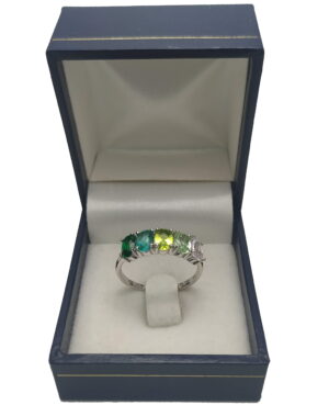 Anillo Green Love - Plata 925