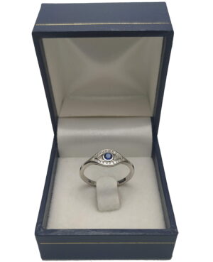Anillo Ojo Turco - Plata 925