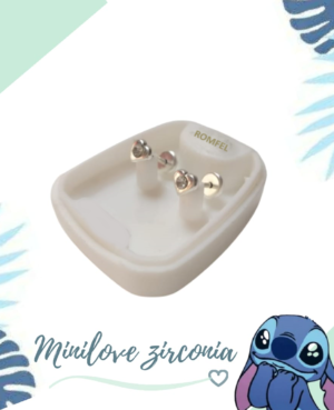 Abridores MiniLove Zirconias - Plata 925