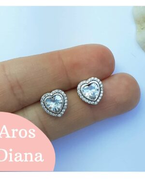 Aros Diana - Plata 925
